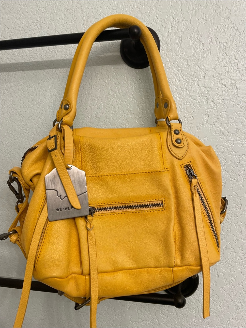Free People baby Emerson tote in golden sunset